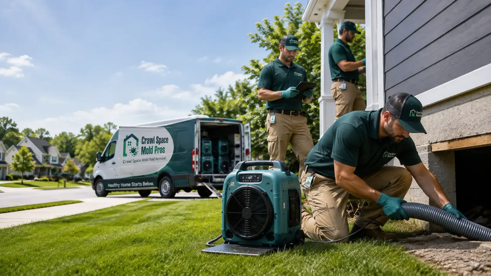 Crawl Space Mold Removal in Lock Springs, MO